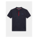 Tommy Hilfiger Polokošeľa Splitted Global Sripe KB0KB08318 D Tmavomodrá Regular Fit