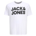 Jack & Jones Plus Tričko  čierna / biela