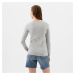 Top GAP Longsleeve Bateau Neck Modal Top Grey