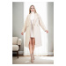 90660 Dewberry Women Coat-CREAM