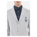 Sako La Martina Man Blazer Double Stripe Navyblazer/Offwhite