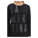 Tričko La Martina Woman T-Shirt L/S Viscose Jers Čierna