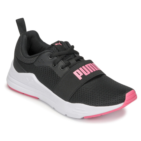 Puma  JR PUMA WIRED RUN  Univerzálna športová obuv Čierna