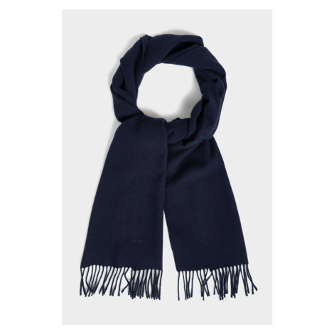 ŠÁL GANT UNISEX. WOOL SCARF EVENING BLUE