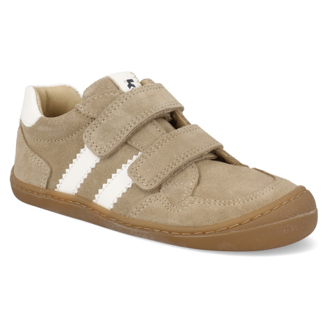 Barefoot detské tenisky Koel - Bali 2.0 Suede béžová