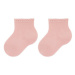 Condor Súprava 5 párov vysokých detských ponožiek 2.748/4 Ružová