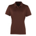 Premier Workwear Dámske polo tričko PR616 Brown -ca. Pantone 476