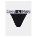 Calvin Klein Underwear Stringové nohavičky 000QF7721E Čierna