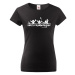 Dámske tričko pre vodáčky Párty v plnom prúde - ideálne tričko na loď