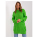 Light Green Long Oversize Women's Sweater