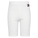 Tommy Jeans Krátke nohavice - TJW RIB BADGE CYCLE SHORT biele