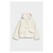 MIKINA GANT REL PILE FLEECE HOODIE CREAM