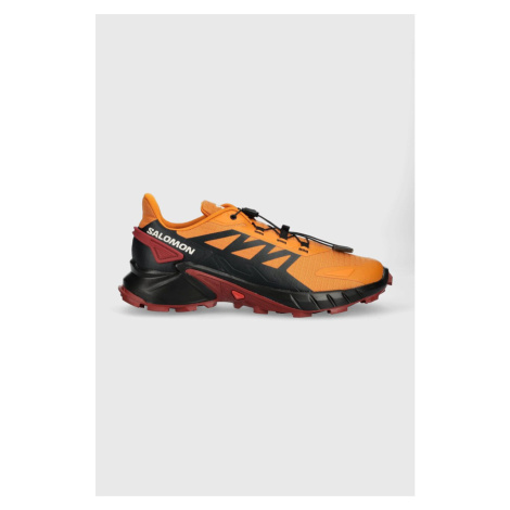 Topánky Salomon Supercross 4 pánske, oranžová farba