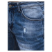 Pánske modré džínsové šortky Dstreet SX2434