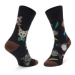 Todo Socks Ponožky Vysoké Unisex Cat In A Bow Tie Čierna