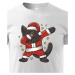 Detské tričko Vianočná mačka - skvelé vianočné tričko