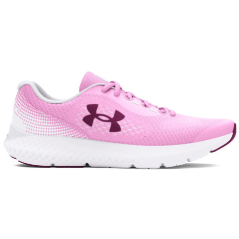 Juniorská športová obuv (tréningová) UNDER ARMOUR UA GGS Charged Rogue 4 stellar pink white purp