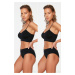 Trendyol Black 2-Pack Seamless/Seamless Hipster Knitted Panties