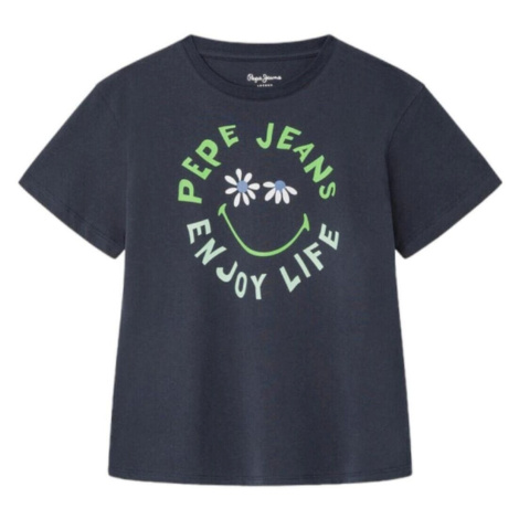 Pepe jeans  -  Tričká s krátkym rukávom Modrá
