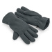 Beechfield Dámske fleecvé rukavice B298R Steel Grey