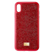 Puzdro na mobil iPhone XS Max Glam Rock Swarovski červená farba