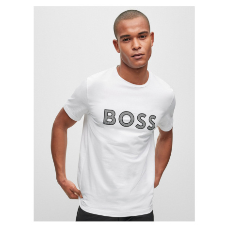 Tričká s krátkym rukávom pre mužov BOSS - biela, sivá, čierna Hugo Boss