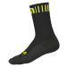 ALÉ Cyklistické ponožky klasické - STRADA WINTER 18 - žltá/čierna/biela