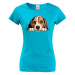 Dámské tričko Bígl - tričko pre milovníkov psov