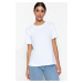Trendyol White 100% Cotton Premium Basic Crew Neck Knitted T-Shirt