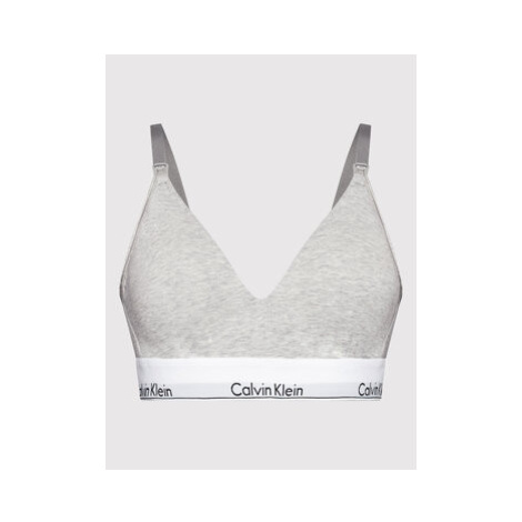 Calvin Klein Underwear Podprsenka na dojčenie 000QF6218E Sivá