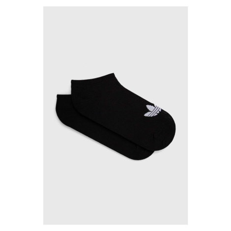 Ponožky adidas Originals 6-pak čierna farba, IJ5624