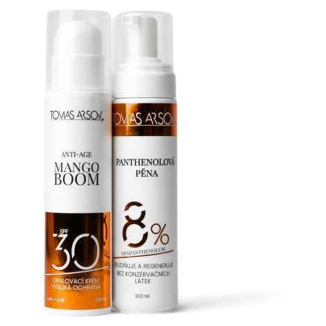 Tomas Arsov MANGO BOOM Opaľovací krém SPF30 UVA + UVB + Panthenolová pena