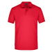 James&amp;Nicholson Pánska polokošeľa JN710 Red