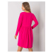 Ružové dámske šaty s dlhými rukávmi RV-SK-6008.19X-fuchsia