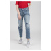 Tommy Jeans Rifle - IZZY HIGH RISE SLIM ANKLE ACR modré