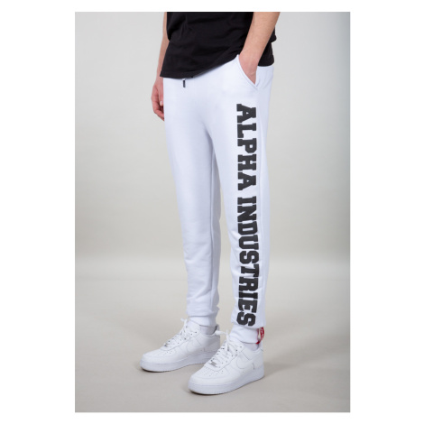 Alpha Industries - Big Letters Jogger - White