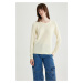 DEFACTO Regular Fit Crew Neck Basic Sweater