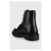 Kožené topánky Tommy Hilfiger pánske, čierna farba