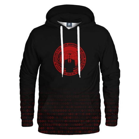 Aloha From Deer Unisex's Red Anonymous Hoodie H-K AFD991