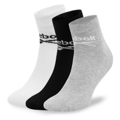 Reebok Súprava 3 párov vysokých ponožiek unisex R0429-SS24 (3-pack) Farebná