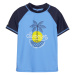 Chlapčenské tričko na kúpanie COLOR KIDS T-shirt W. Print, azure blue