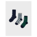 Mayoral Súprava 3 párov vysokých detských ponožiek 10319 Farebná