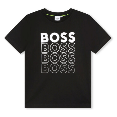 Boss Tričko J25O05 D Čierna Regular Fit Hugo Boss