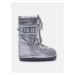 Juniorské vysoké zimné topánky MOON BOOT MB ICON GLANCE -JR-H001 SILVER