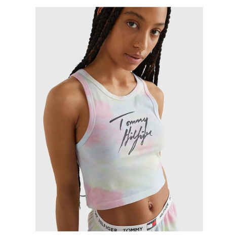 Dámske tielko Tommy Hilfiger UW0UW03626 CROPPED TANK PRINT