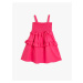 Koton Frilled Dress with Straps Gipe Detail