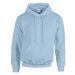 Gildan Unisex mikina s kapucňou G18500 Light Blue