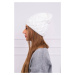 Fleecová čiapka Teresa K285 biela UNI
