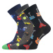 Ponožky BOMA 057-21-43 13/XIII mix A - chlapec 3 páry 118478