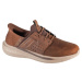 Hnedé pánske kožené tenisky Skechers Slip-Ins: Slade - Zachary 210828-CDB